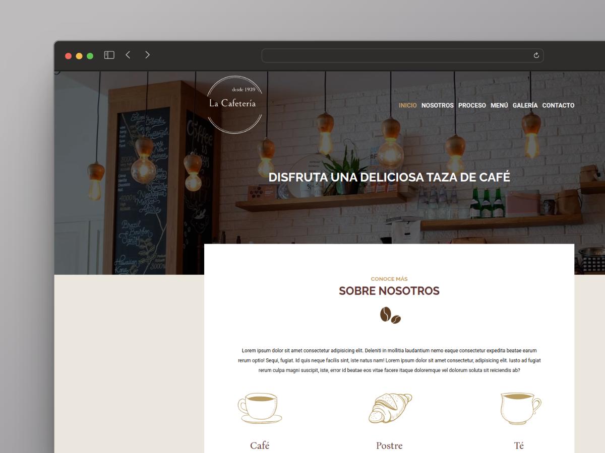 Coffee Shop Website image