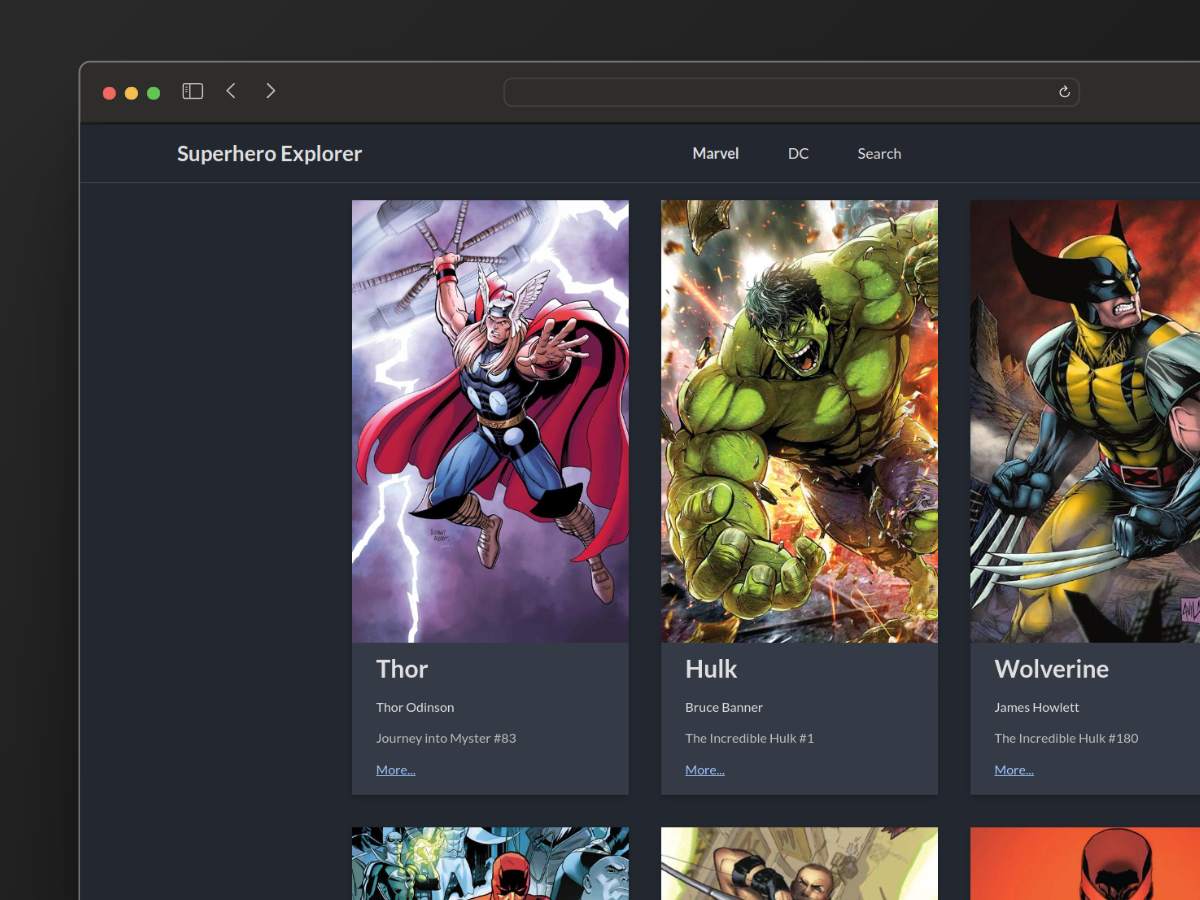 Superhero Explorer image